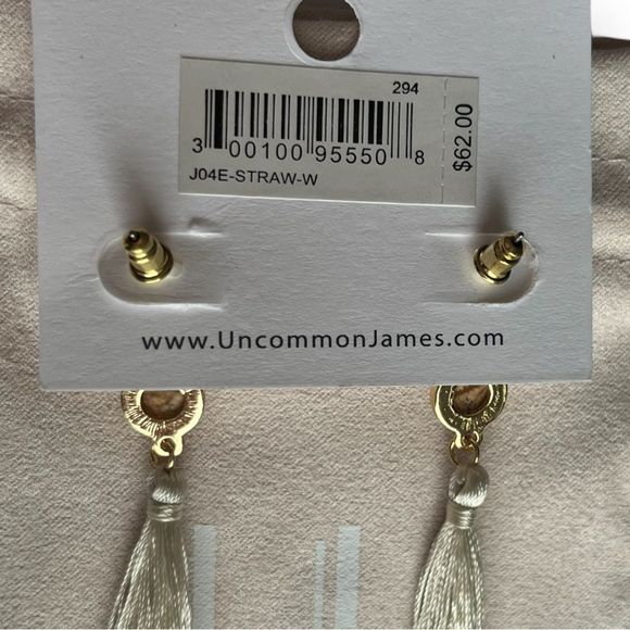 🆕 Uncommon James: Long Fringe Tassel Strand Drop Earrings - Picture 6 of 8